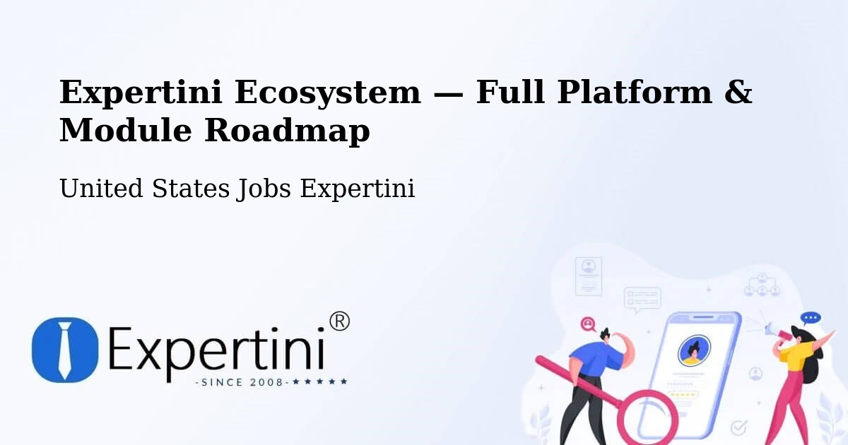 Expertini Ecosystem — Full Platform & Module Roadmap – Deridder